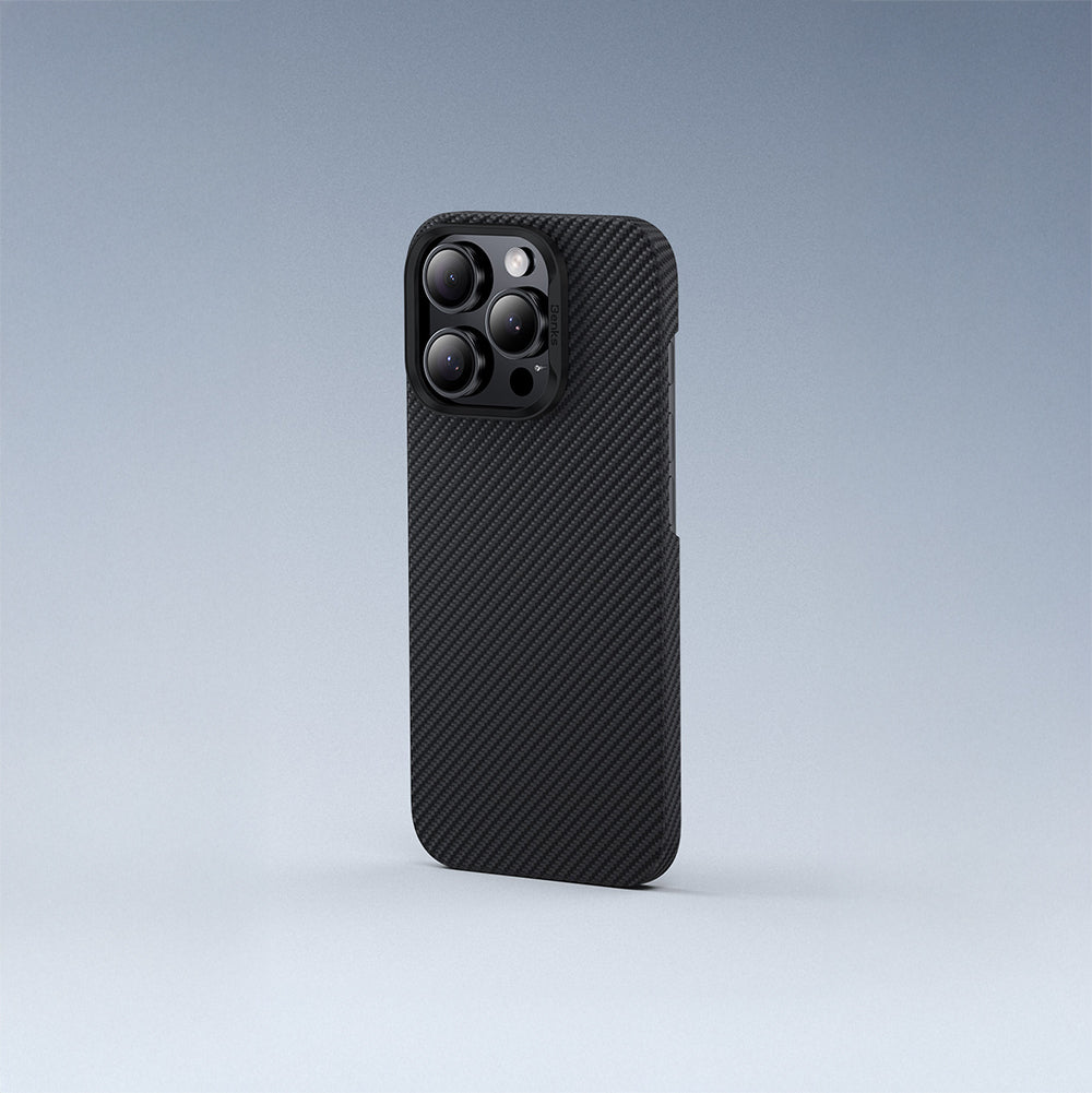 Apple iPhone 16 Pro Kılıf Benks M-safe Şarj Özellikli Metal Kamera Çerçeveli Magnetik ArmorAir 600D Kevlar Fiber Kapak
