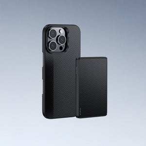 Apple iPhone 16 Pro Kılıf Benks M-safe Şarj Özellikli Metal Kamera Çerçeveli Magnetik ArmorAir 600D Kevlar Fiber Kapak