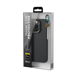Apple iPhone 16 Pro Kılıf Benks M-safe Şarj Özellikli Metal Kamera Çerçeveli Magnetik ArmorAir 600D Kevlar Fiber Kapak