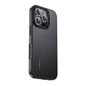 iPhone 16 Pro uyumlu Kılıf MagSafe Şarj Özellikli Kamera Kontrol Butonlu Benks ArmorPro Montage Kevlar Kapak