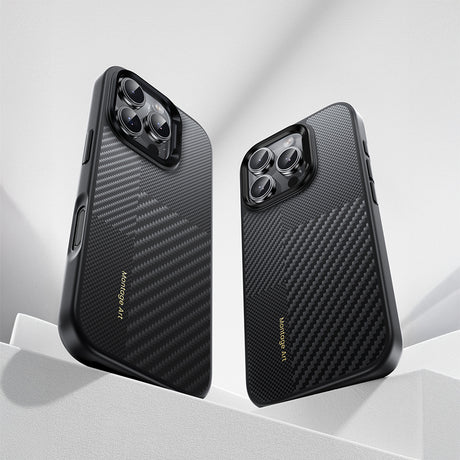 iPhone 16 Pro uyumlu Kılıf MagSafe Şarj Özellikli Kamera Kontrol Butonlu Benks ArmorPro Montage Kevlar Kapak