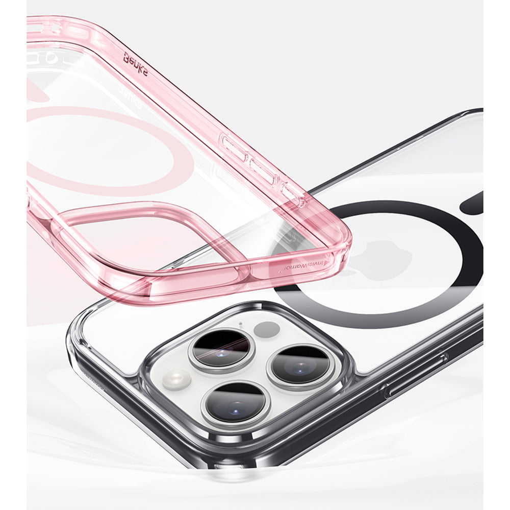 iPhone 16 Pro Kılıf M-safe Şarj Özellikli Airbagli Şeffaf Benks LucentPro Serisi Kapak