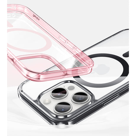 iPhone 16 Pro Kılıf M-safe Şarj Özellikli Airbagli Şeffaf Benks LucentPro Serisi Kapak