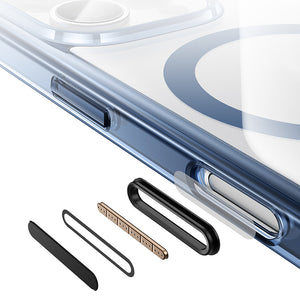 iPhone 16 Pro Kılıf M-safe Şarj Özellikli Airbagli Şeffaf Benks LucentPro Serisi Kapak