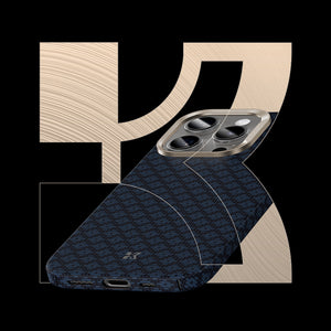 iPhone 16 Pro Kılıf M-Safe Şarj Özellikli Benks ArmorAir ArmorGrid Serisi Kevlar Kapak