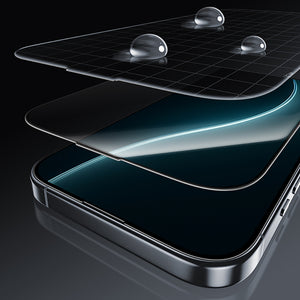 iPhone 16 Pro Max Benks Glass Warrior HD 0.3mm Ultra İnce 0.9mm Kenarları Güçlendirilmiş Cam Ekran Koruyucu + Kolay Uygulama Aparatlı