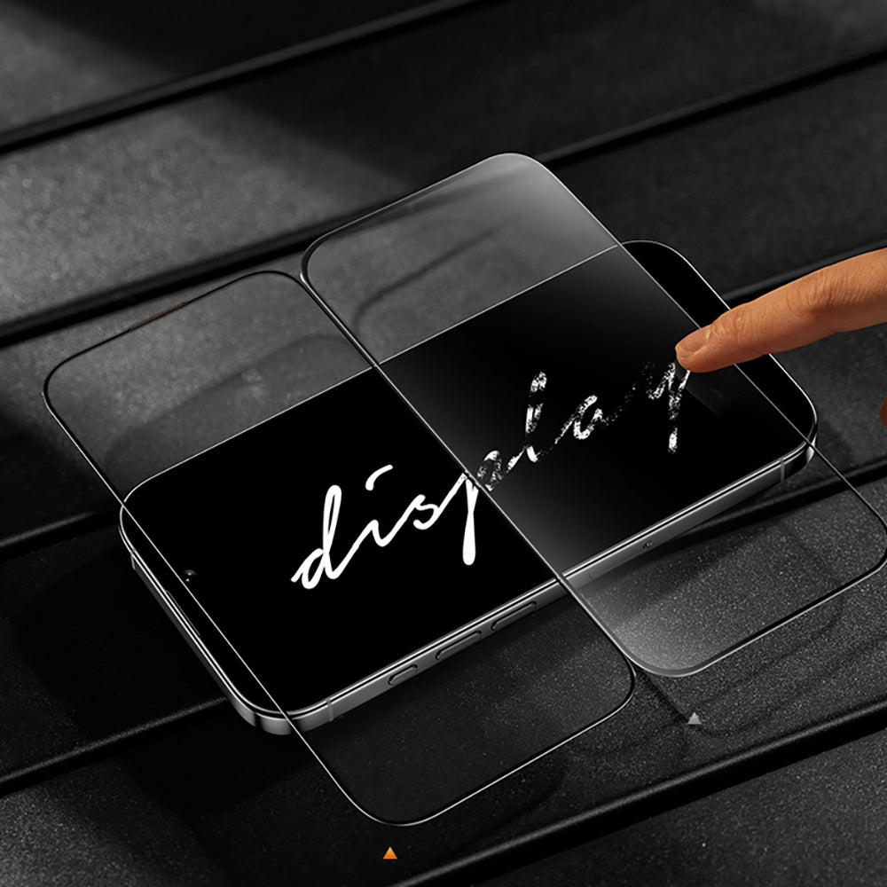 iPhone 16 Pro Max Benks Glass Warrior HD 0.3mm Ultra İnce 0.9mm Kenarları Güçlendirilmiş Cam Ekran Koruyucu + Kolay Uygulama Aparatlı