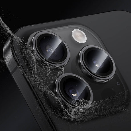 iPhone 16 Pro Max / 16 Pro Benks Parlama Önleyici Glass Warrior Metal Kamera Lens Koruyucu
