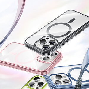 iPhone 16 Pro Max Kılıf M-safe Şarj Özellikli Airbagli Şeffaf Benks LucentPro Serisi Kapak