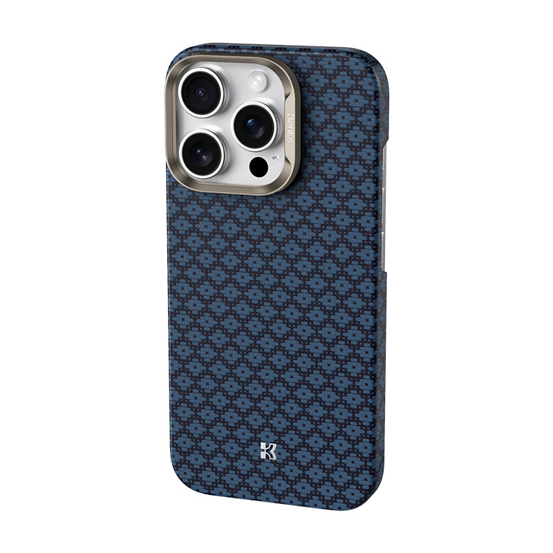 iPhone 16 Pro Max Kılıf M-Safe Şarj Özellikli Benks ArmorAir ArmorGrid Serisi Kevlar Kapak