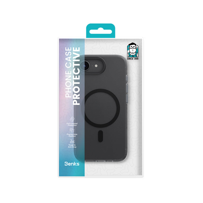 Apple iPhone 16E Kılıf M-safe Şarj Özellikli Benks Lucid Armor Kapak