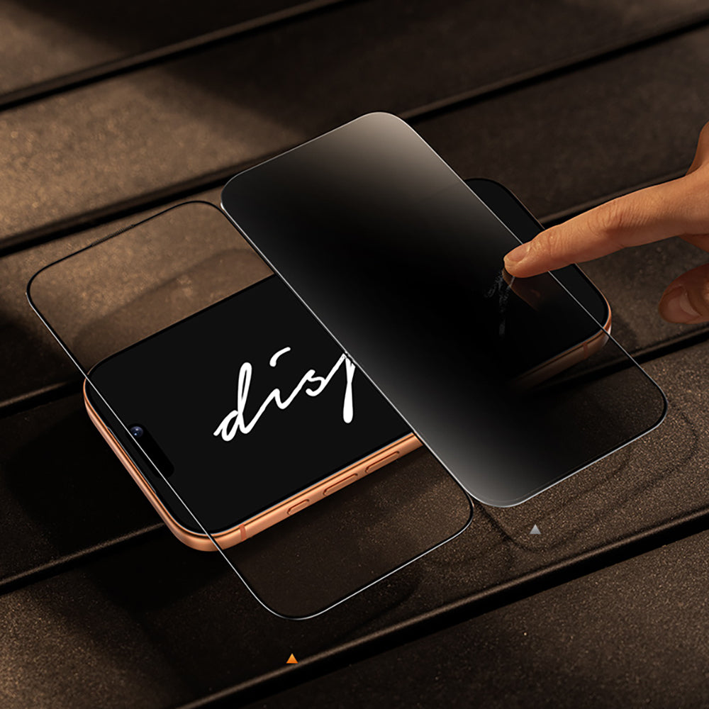 iPhone 17 Air Benks Glass Warrior 2.0 EZFita Privacy Hayalet Cam Ekran Koruyucu + Kolay Uygulama Aparatı