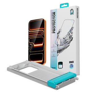 iPhone 17 Air Benks Glass Warrior 2.0 EZFita Safir Cam Ekran Koruyucu + Kolay Uygulama Aparatı