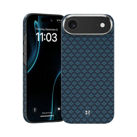 Apple iPhone 17 Air Kılıf M-Safe Şarj Özellikli Benks ArmorAir ArmorGrid Serisi Kevlar Kapak