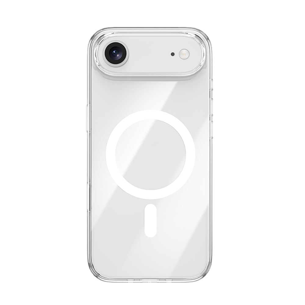 iPhone 17 Air Kılıf M-safe Şarj Özellikli Benks Crystal Serisi Şeffaf Kapak Sararmayan Full PC