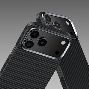 iPhone 17 Kılıf Benks M-safe Şarj Özellikli Metal Kamera Çerçeveli Magnetik ArmorAir 600D Kevlar Fiber Kapak
