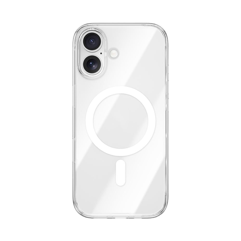 iPhone 17 Kılıf M-safe Şarj Özellikli Benks Crystal Serisi Şeffaf Kapak Sararmayan Full PC