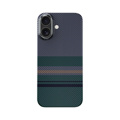 Apple iPhone 17 Kılıf M-safe Şarj Özellikli Karbon Fiber Tasarımlı Benks Aurora ArmorAir Kevlar Kapak