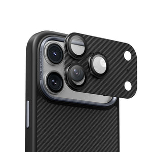 iPhone 17 Pro Benks ArmorWarrior Serisi 600D Aramid Fiber Kamera Lens Koruyucu