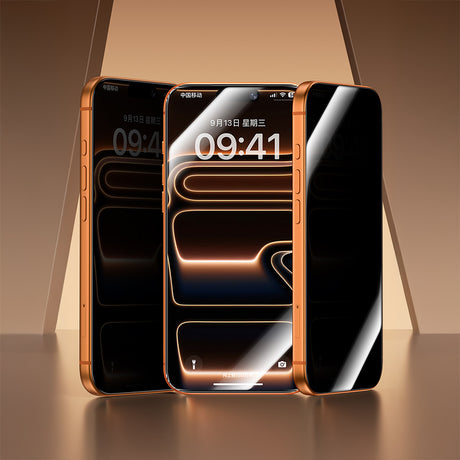 iPhone 17 Pro Benks Glass Warrior 2.0 EZFita Privacy Hayalet Cam Ekran Koruyucu + Kolay Uygulama Aparatı