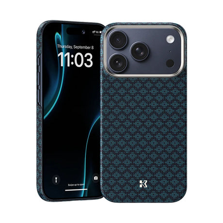 Apple iPhone 17 Pro Kılıf M-Safe Şarj Özellikli Benks ArmorAir ArmorGrid Serisi Kevlar Kapak