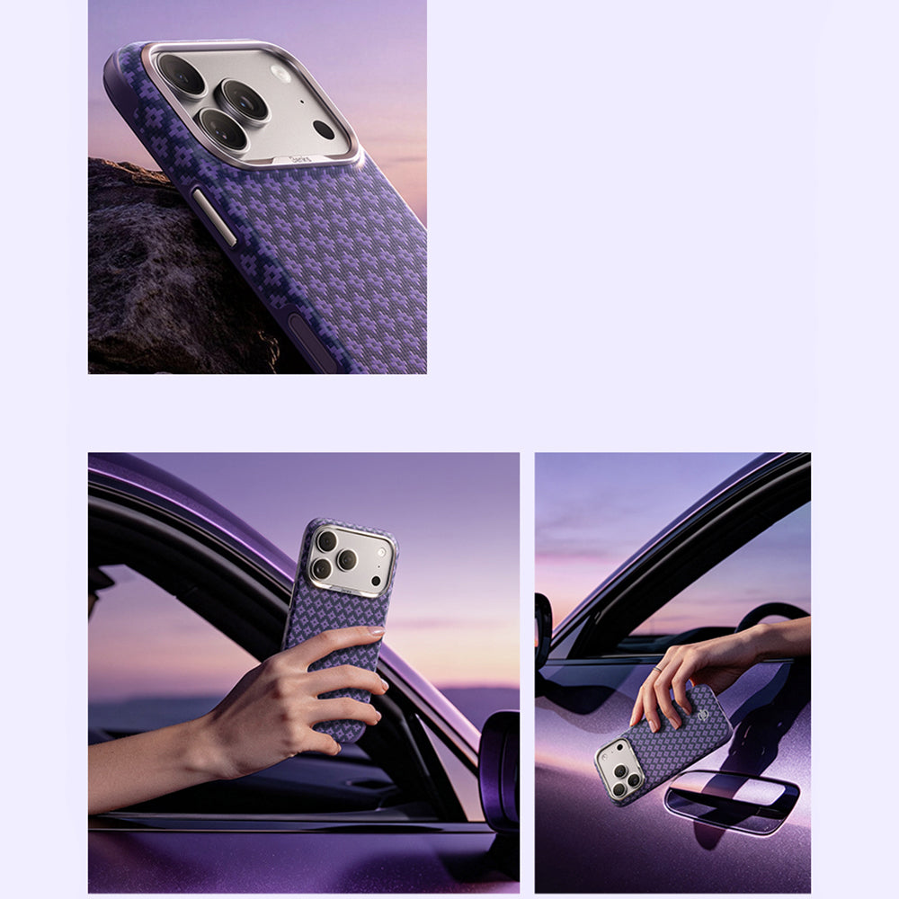iPhone 17 Pro Kılıf M-Safe Şarj Özellikli Benks ArmorPro ArmorEdge X9 Serisi Kevlar Kapak