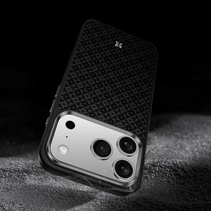 iPhone 17 Pro Kılıf M-Safe Şarj Özellikli Benks ArmorPro ArmorGrid Serisi Kevlar Kapak