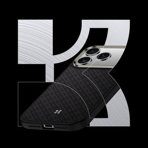 iPhone 17 Pro Kılıf M-Safe Şarj Özellikli Benks ArmorPro ArmorGrid Serisi Kevlar Kapak