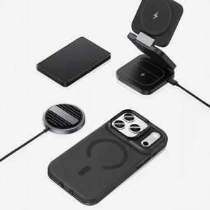 iPhone 17 Pro Kılıf M-Safe Şarj Özellikli Benks C-Magnet Lucid Armor Kapak