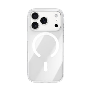 iPhone 17 Pro Kılıf M-safe Şarj Özellikli Benks Crystal Serisi Şeffaf Kapak Sararmayan Full PC