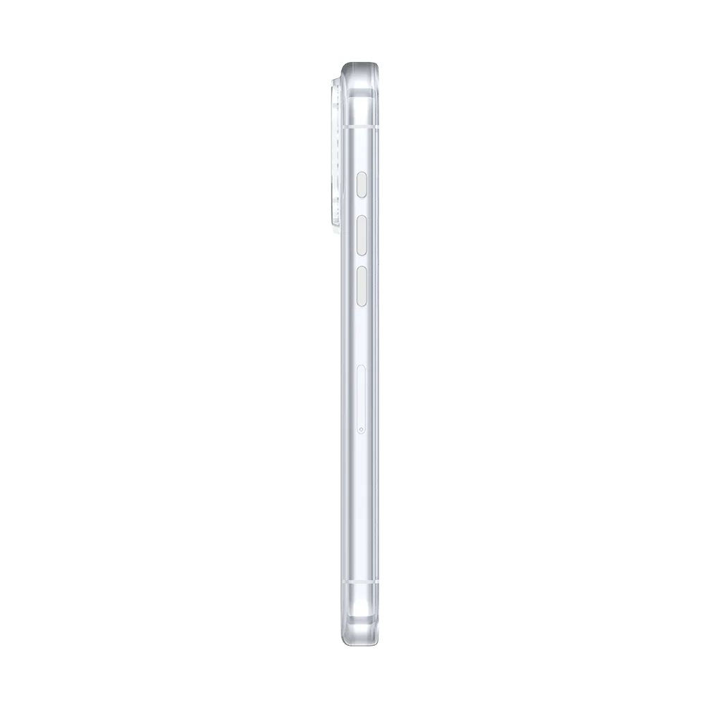 iPhone 17 Pro Kılıf M-safe Şarj Özellikli Benks Crystal Serisi Şeffaf Kapak Sararmayan Full PC