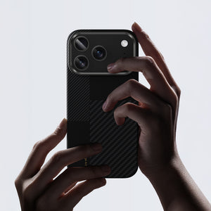 iPhone 17 Pro Kılıf M-safe Şarj Özellikli Karbon Fiber Benks Montage ArmorAir Kevlar Kapak