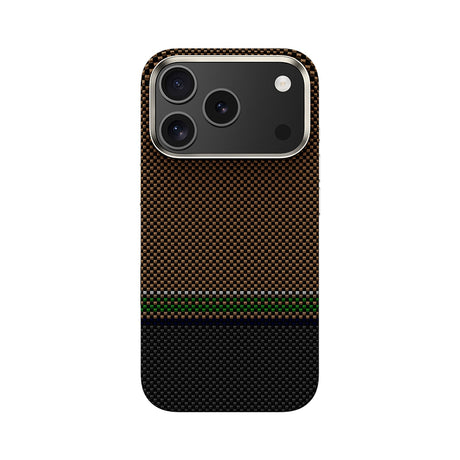 Apple iPhone 17 Pro Kılıf M-safe Şarj Özellikli Karbon Fiber Tasarımlı Benks Prestige ArmorPro Kevlar Kapak