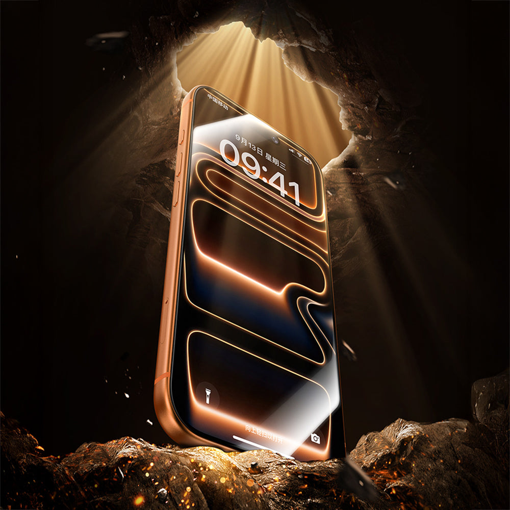 iPhone 17 Pro Max Benks Glass Warrior 2.0 EZFita Safir Cam Ekran Koruyucu + Kolay Uygulama Aparatı