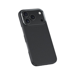 iPhone 17 Pro Max Kılıf Benks M-safe Şarj Özellikli Metal Kamera Çerçeveli Magnetik ArmorAir 600D Kevlar Fiber Kapak