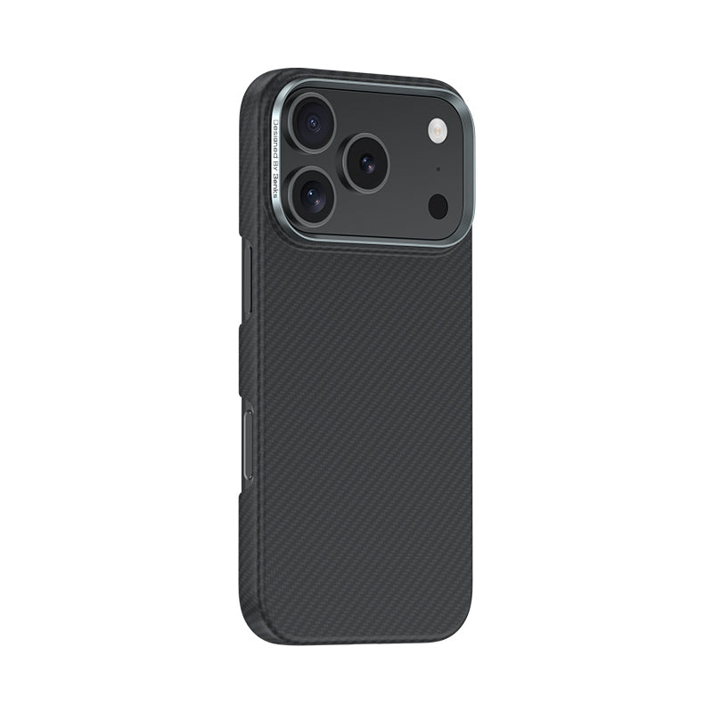iPhone 17 Pro Max Kılıf Benks M-safe Şarj Özellikli Metal Kamera Çerçeveli Magnetik ArmorAir 600D Kevlar Fiber Kapak
