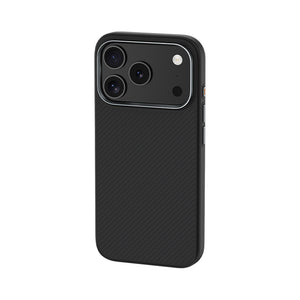 iPhone 17 Pro Max Kılıf Karbon Fiber M-safe Şarj Özellikli Benks Hybrid ArmorPro 600D Kevlar Kapak