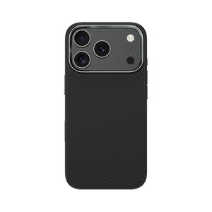iPhone 17 Pro Max Kılıf Karbon Fiber M-safe Şarj Özellikli Benks Hybrid ArmorPro 600D Kevlar Kapak