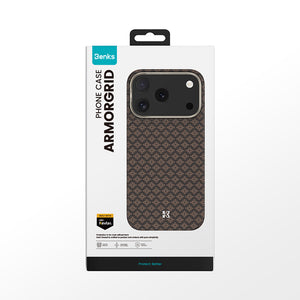 Apple iPhone 17 Pro Max Kılıf M-Safe Şarj Özellikli Benks ArmorAir ArmorGrid Serisi Kevlar Kapak