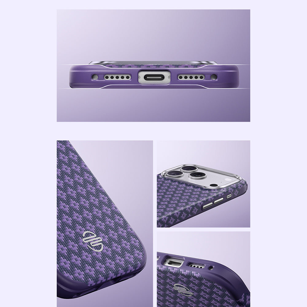 iPhone 17 Pro Max Kılıf M-Safe Şarj Özellikli Benks ArmorPro ArmorEdge X9 Serisi Kevlar Kapak
