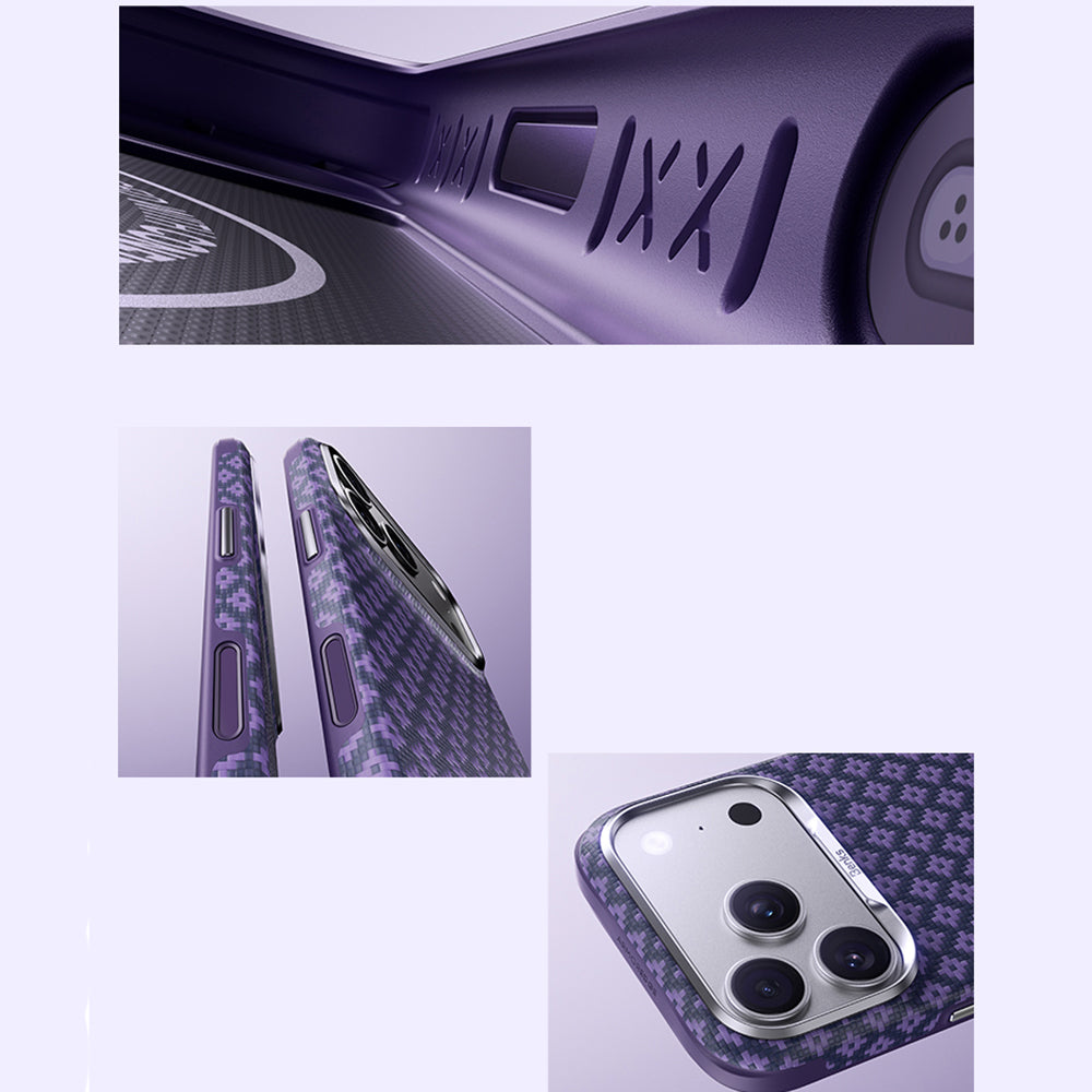 iPhone 17 Pro Max Kılıf M-Safe Şarj Özellikli Benks ArmorPro ArmorEdge X9 Serisi Kevlar Kapak