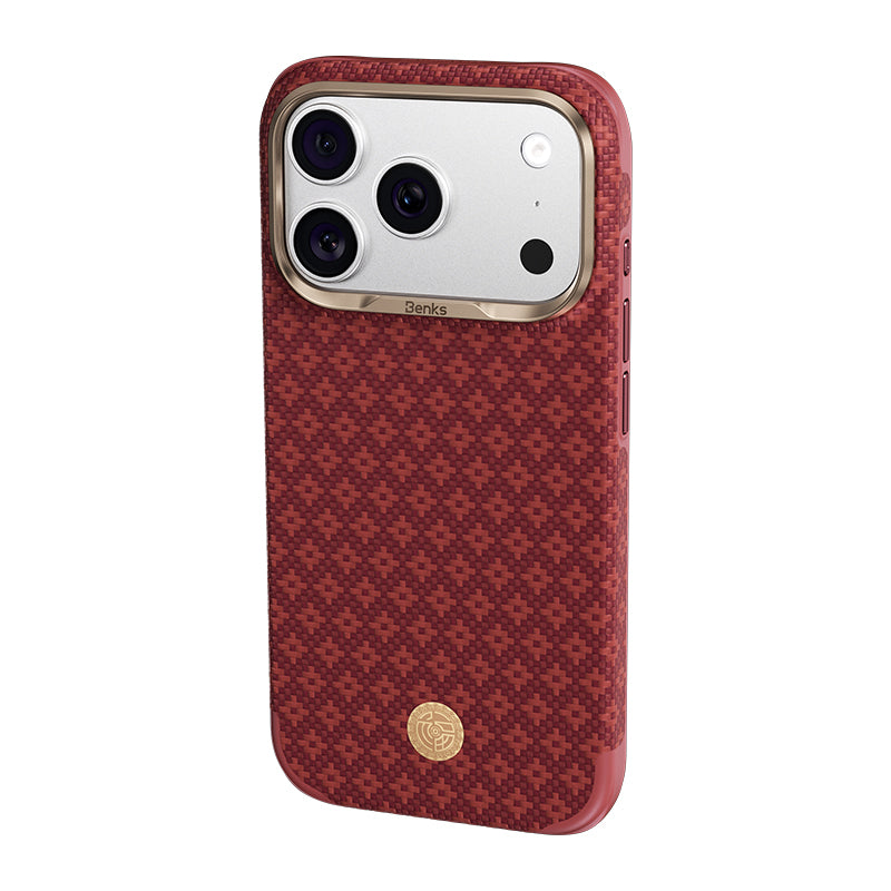 iPhone 17 Pro Max Kılıf M-Safe Şarj Özellikli Benks ArmorPro ArmorEdge X9 Serisi Kevlar Kapak