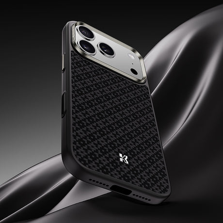 iPhone 17 Pro Max Kılıf M-Safe Şarj Özellikli Benks ArmorPro ArmorGrid Serisi Kevlar Kapak
