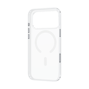 iPhone 17 Pro Max Kılıf M-safe Şarj Özellikli Benks Crystal Serisi Şeffaf Kapak Sararmayan Full PC