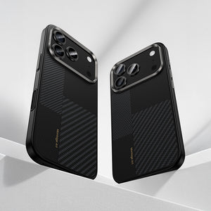 iPhone 17 Pro Max Kılıf M-safe Şarj Özellikli Karbon Fiber Benks Montage Hybrid ArmorPro Kevlar Kapak