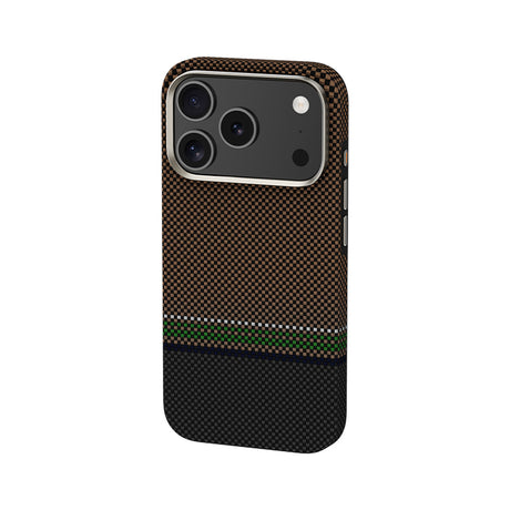 Apple iPhone 17 Pro Max Kılıf M-safe Şarj Özellikli Karbon Fiber Tasarımlı Benks Prestige ArmorPro Kevlar Kapak