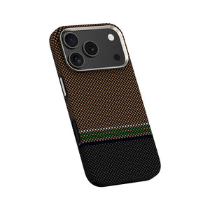 iPhone 17 Pro Max Kılıf M-safe Şarj Özellikli Karbon Fiber Tasarımlı Benks Prestige ArmorPro Kevlar Kapak