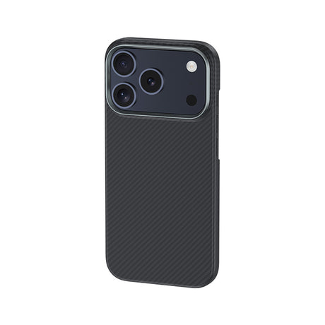 Apple iPhone 18 Pro Kılıf Karbon Fiber M-safe Şarj Özellikli Benks Armor Air Yükseltimiş Kamera Çerçevesi C1 600D Kevlar Kapak
