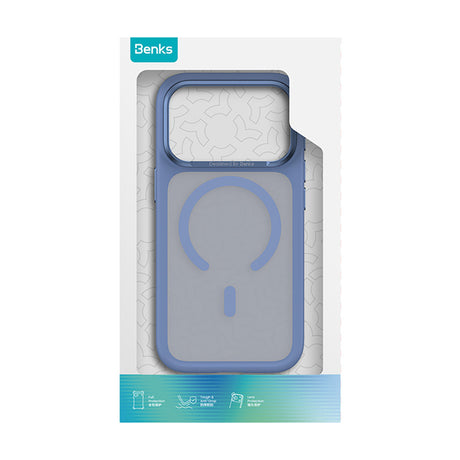 Apple iPhone 18 Pro Kılıf M-Safe Şarj Özellikli Benks Mist C-Magnet Yeni Seri Kapak