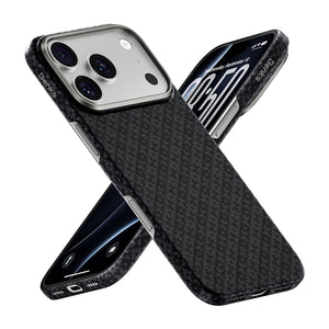 Apple iPhone 18 Pro Max Kılıf M-Safe Şarj Özellikli Benks ArmorAir ArmorGrid Serisi Yükseltilmiş Kamera Çerçevesi C1 Kevlar Karbon Kapak